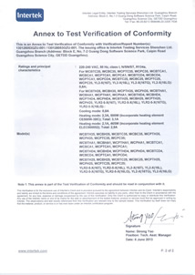 CE-EMC Certificate 2 of Delta 4 Water Coolers