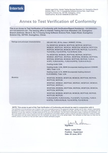 CE-LVD Certificate 2 of Delta 4 Water Coolers